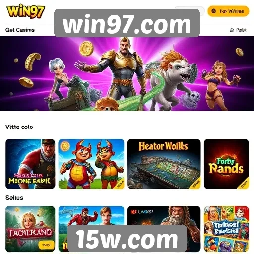 Exploração dos jogos disponíveis no win97.com